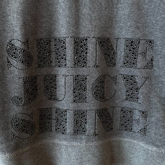 Y2K! Juicy Couture Velour Zip Up Hoodie Small - Picture 6 of 6